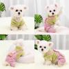 Flannel Puppy Four Legged Strap Pants Warm Winter Dog Costume Dog Thickened Warm Clothes  Autumn
