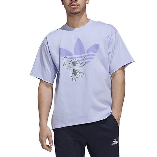 adidas Disney Stitch Cartoon Print Short Sleeve T-Shirt