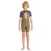 2.5MM Children's Diving Suit One-piece Short-sleeved Warm Middle Snorkeling Surfing Swimsuit