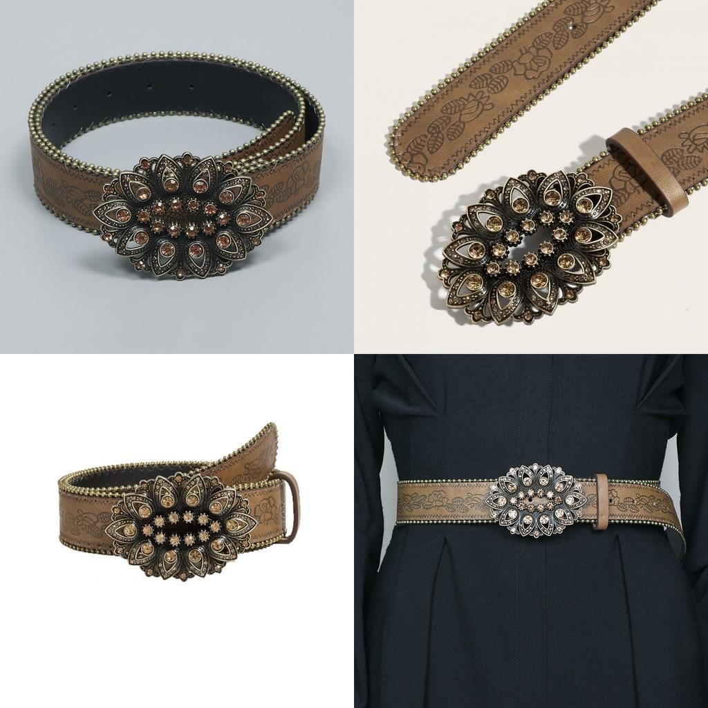 Leather Belt With Metal Buckle For Casual Fashion And Style
