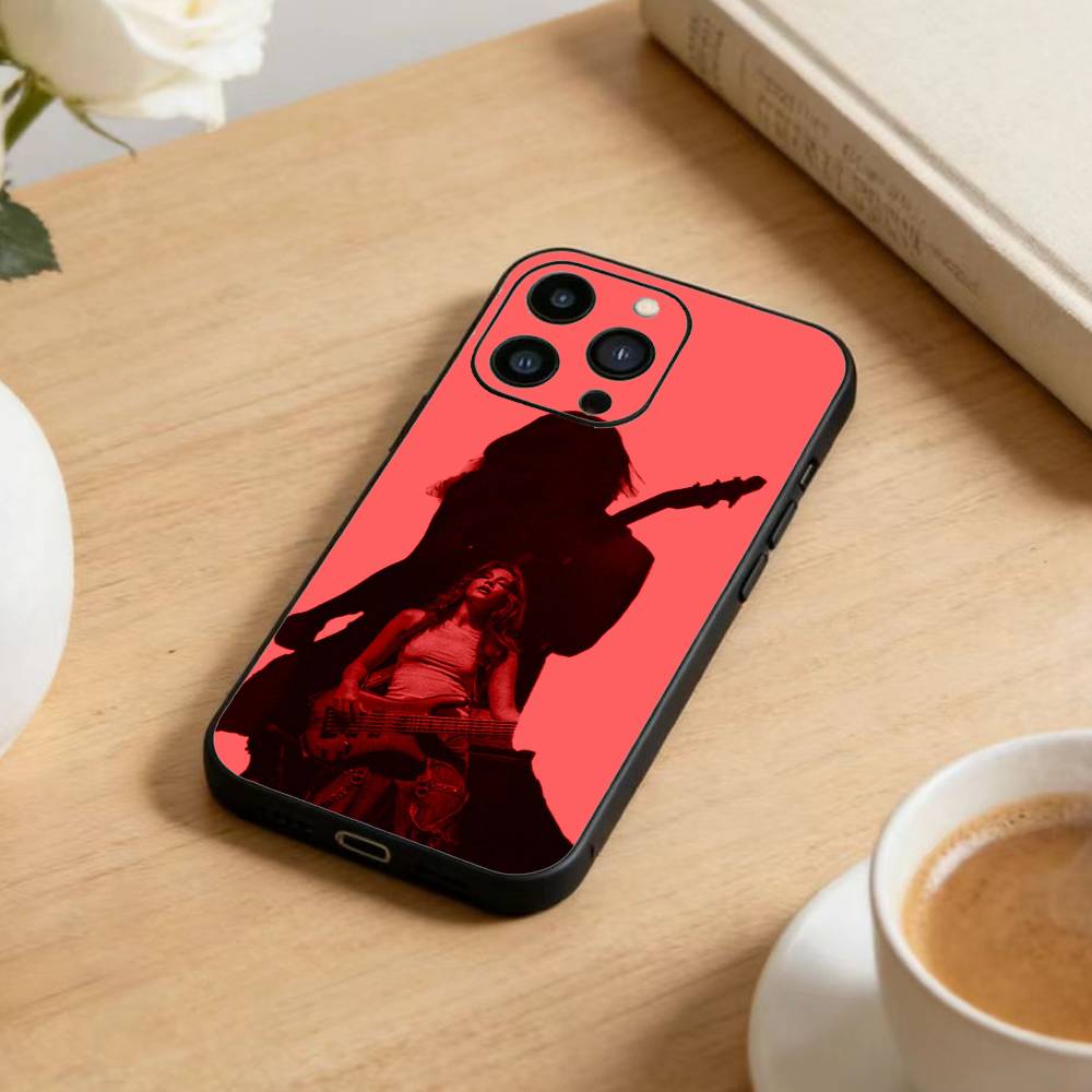 T-The Band W-Warning Phone Case For iPhone 17 16 15 14 13 12 Max Plus Silicone Black Cover
