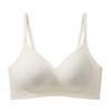 Small Bust Push Up Seamless Fixed Cup Bra, Soft Support Lifting Wireless Bra