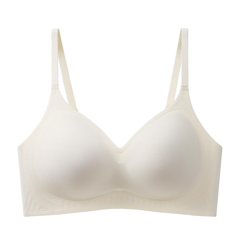 

No marks, no steel ring, fixed cup, soft support, upper support, bra cover, bra gathering, no steel ring. m (recommended 45-50kg) молочный белый