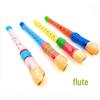 Colorful Wooden Flute and Piccolo - Early Education Musical Instrument and Recorder Toy for Kids