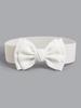 Women Big Bow Waistband Elastic Wide Waist Belt Fashion Solid Bowknot Waist Straps For Dress Decorate Clothes Accessories
