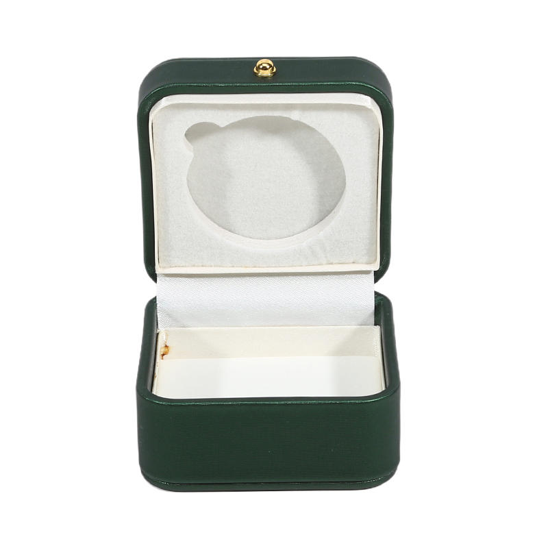 45mm Groove Commemorative Coin Storage Box Coin Presentation Display Box Holder Square Imitation Leather Coin Storage Boxes