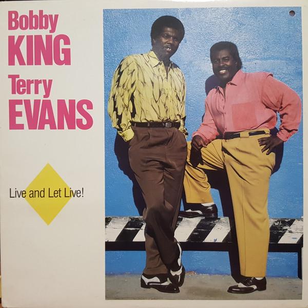 

LP Record BOBBY KING TERRY EVANS Live And Let Live SPL1122 Stony Plain Rec 1988 Canada SoulFunk Used