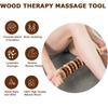 Durable And Safe 1Pc Wood Therapy Massage Toolsmassage Roller Stick Curved Lymphatic Drainage Massager Handheld For Anti Cellulitemuscle Stress