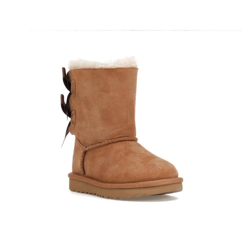 UGG Bailey Bow II Stiefel Kastanie (Kleinkind) Kinder Sneaker 1017394T-CHE