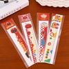 Magnetic Cartoon Cat Ruler Bookmark - Cute & High-Value Stationery Gift for Students
