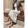 TIFICY Gonne Estive Primaverili Casual da Donna a Pois