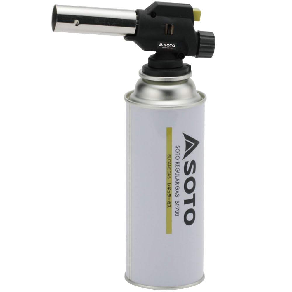 

SOTO Field Chucker Burner Torch ST-Y451 (Made in Japan) (Includes ST-700 Regular Gas)