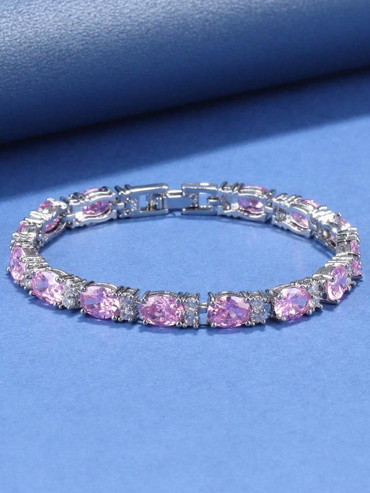13-Colors   Luxury Bracelet Colorful Zircon Accessories Fine Jewelry For Woman Wedding-Party Gift
