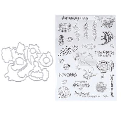 Sellos transparentes, herramienta práctica para hacer tarjetas, molde de corte portátil para álbumes de fotos y regalos.