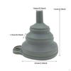 Collapsible Silicone Kitchen Funnel Kit