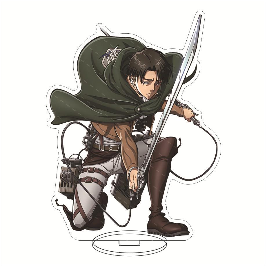 Attack on Titan Taichi Eren Mikasa Amin Keith Reiner Ani Connie Acrylic Ornament Stand Anime Character Birth Date Present Spooky Holiday