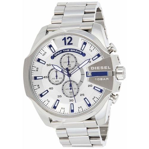 

Diesel Men s DZ4477 Silver Stainless-Steel Japanese Chronograph Fashion Watch