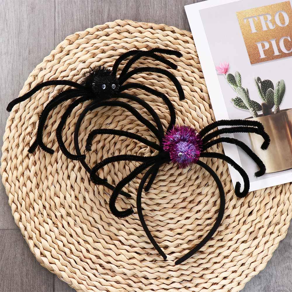 Langbeinige Spinne Halloween Spinnen Stirnband Kopfschmuck Halloween Haarbänder Kostümparty