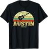 Retro Austin Texas Guitar Shirt Vintage Lone Star State Tee TShirt