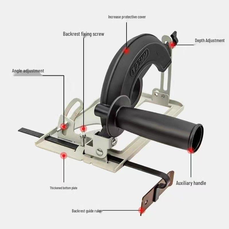 Angle Grinder Stand for Cutting Machine Conversion: Multifunctional Universal Cutting Tool for Wood, Metal, and Tile