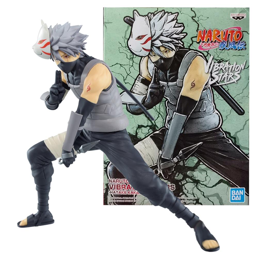 18CM Anime Naruto Shippuuden Hatake Kakashi Mask Kunai Dress Up Model Toy Gift Collection Action Figure For Kids PVC