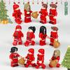 MOC Christmas Series Santa Claus Minifigus Building Blocks