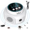 For PIEPIEGO Ultrasonic Rodent Powerful Electromagnetic Waves with Variable Effective Range of 300 Square and Safe for Kids and for and Includes