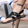Fashion FUQIAO Summer New Style Men's Sandals Leather Soft Bottom Leisure Men Shoes Sandals Recommend Zandalias Para Hombre Verano