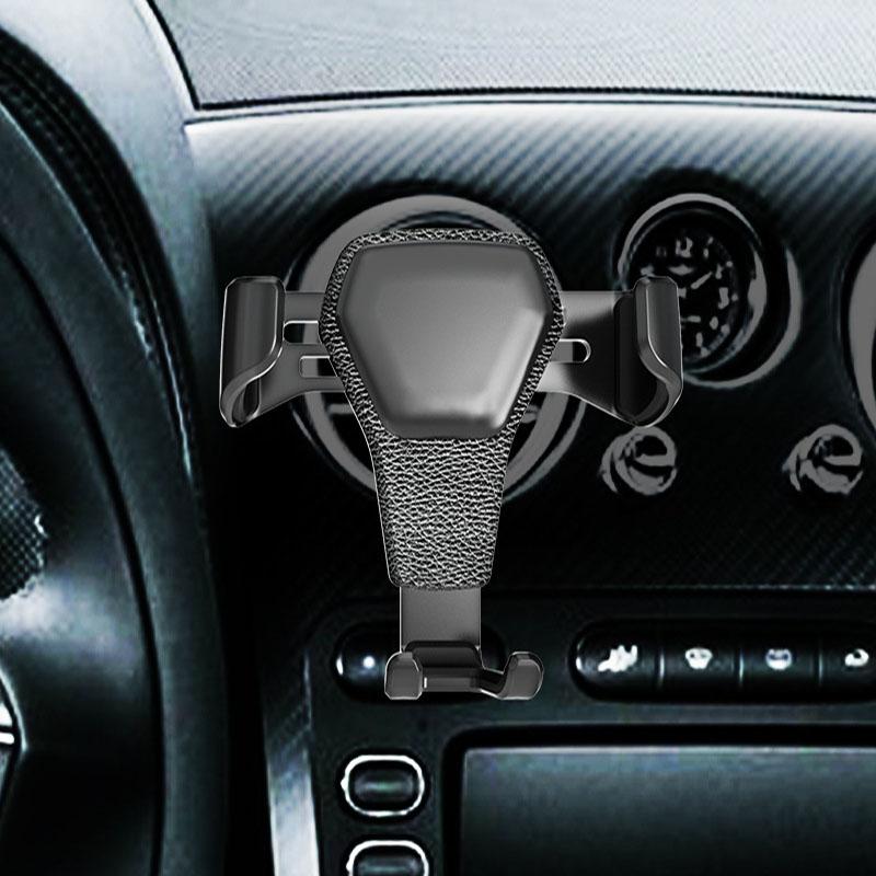 Suporte de telefone para carro Suporte de ventilação de ar para carro Suporte antiqueda por gravidade Sem suporte magnético para celular para iPhone11 XS X Samsung Xiaomi