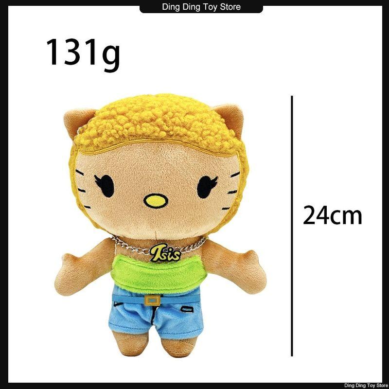 Hello Kitty as King Von Plush Doll Plushies Stuffed Toys Cute Kids Boys Girls Birthday Christmas Gifts