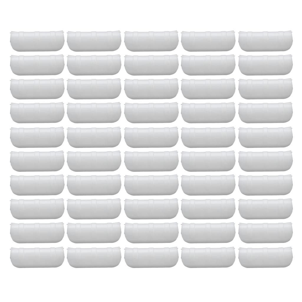 50PCS 10cm Greenhouse Film Clamp Heat Resistant Tube Clip Gardening Frame Pipe Clip for Garden