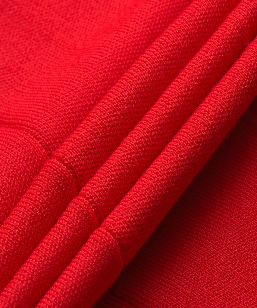 GUCCI Square Gg Logo Wool Jacquard Ribbon Knit - Red / 676829Xkdde6367