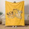 1pc, Lion King Simba & Nala Heart Shaped Tail Blanket Home Decor, Couch Throw, Outdoor, Gift for Friends, Coverlet Bedroom, Living Room, Travel