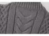 2023 Women's Winter Fashion Color Block Knitted Vest Sweater
