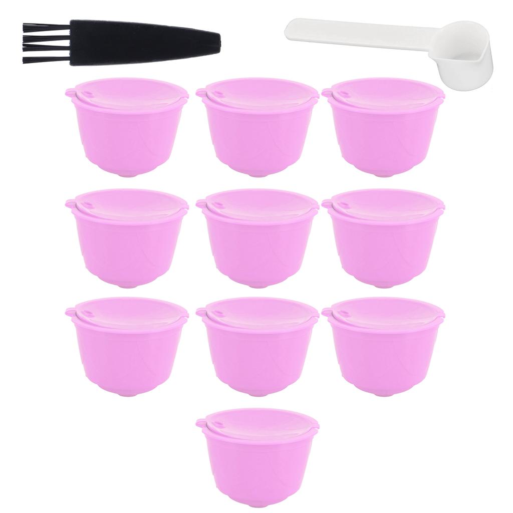 Reusable Capsules Set Refillable Coffee Filter Cup Pod for DOLCE GUSTO Coffee Machine
