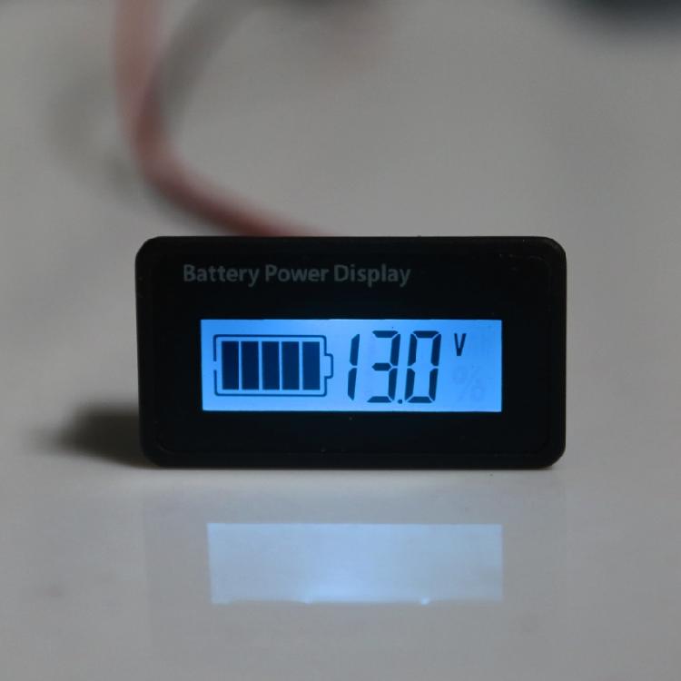 Battery Monitor Digital Battery Capacity Voltmeter Tester Percentage Level Volt