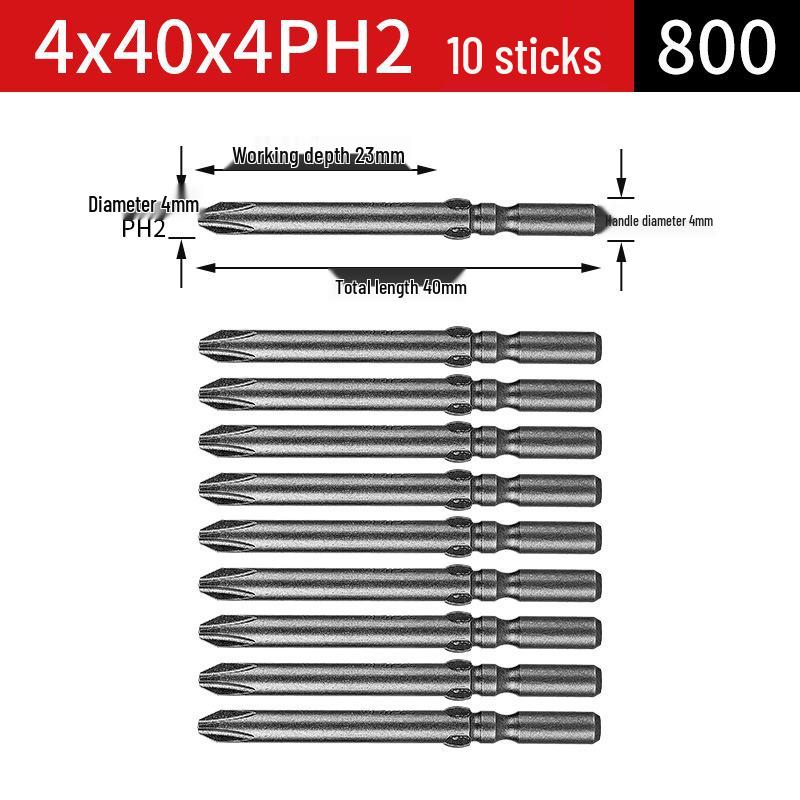 802 & 801 Elektrische Schraubendreherbits, 800 Magnetischer S2-Bit, 6mm Schraubendreherbit, 5 Verlängerte, 4 Bohrer