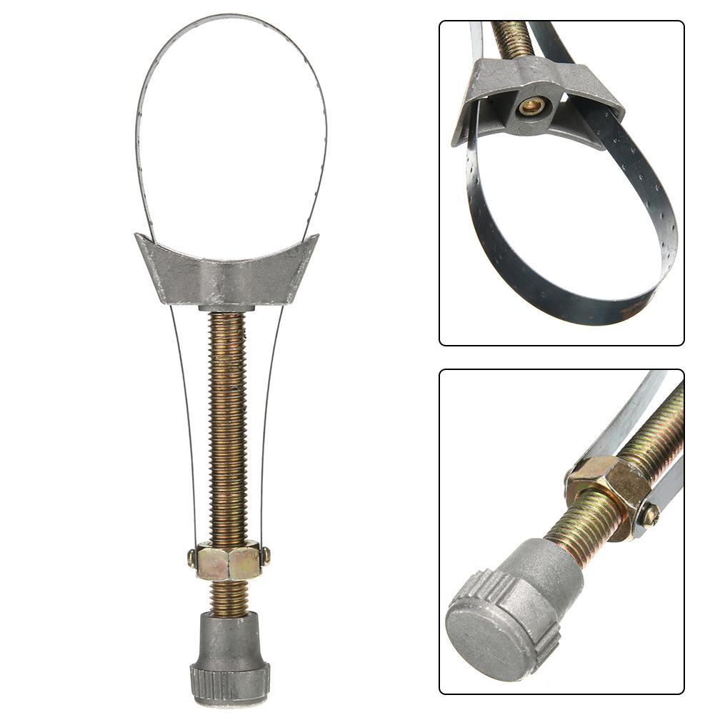 Steel Strip Old Style Oil Wrench Home Decorations Strap Wrench Automotive Motorcycle Home Supplies Convenient Steel Strip Wrench