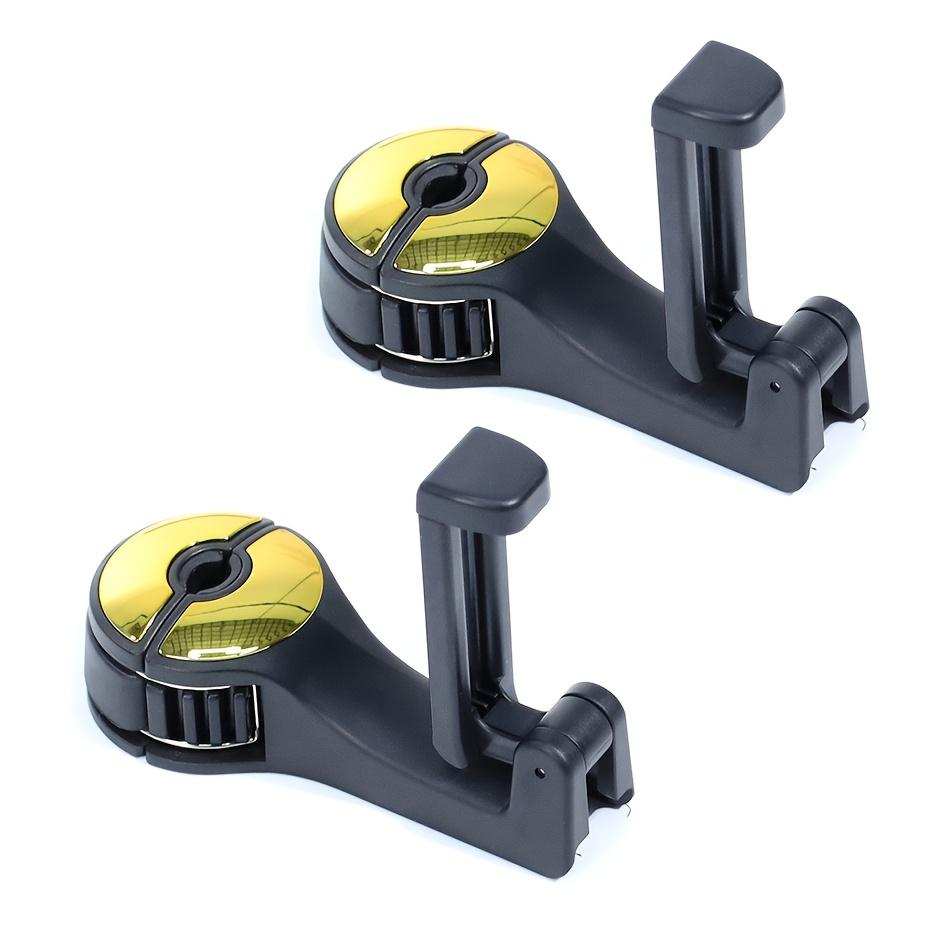 

2pcs/set Car Headrest Hidden Hook with Cell Phone Holder Car Back Seat Hook Universal 360° Rotation Adjustable Hanger Rear Hook for Car Seat