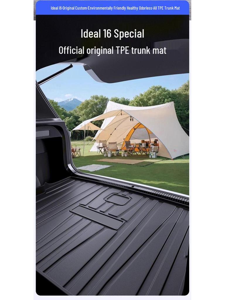 Ideal i6 TPE Trunk and Tail Box Mat - Odor-Free and Custom Fit