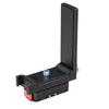Rotatable Magnetic Camera Mount For Sports Recording Lightweight Aluminum Construction With Cold Shoe Slots