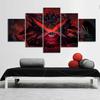 Gerahmt 5 Stück Path of Exile Kitava Dämonenhexe Spiel HD Leinwand Poster Wandkunst Bilder HD Gemälde Heimdekoration Raumdekoration