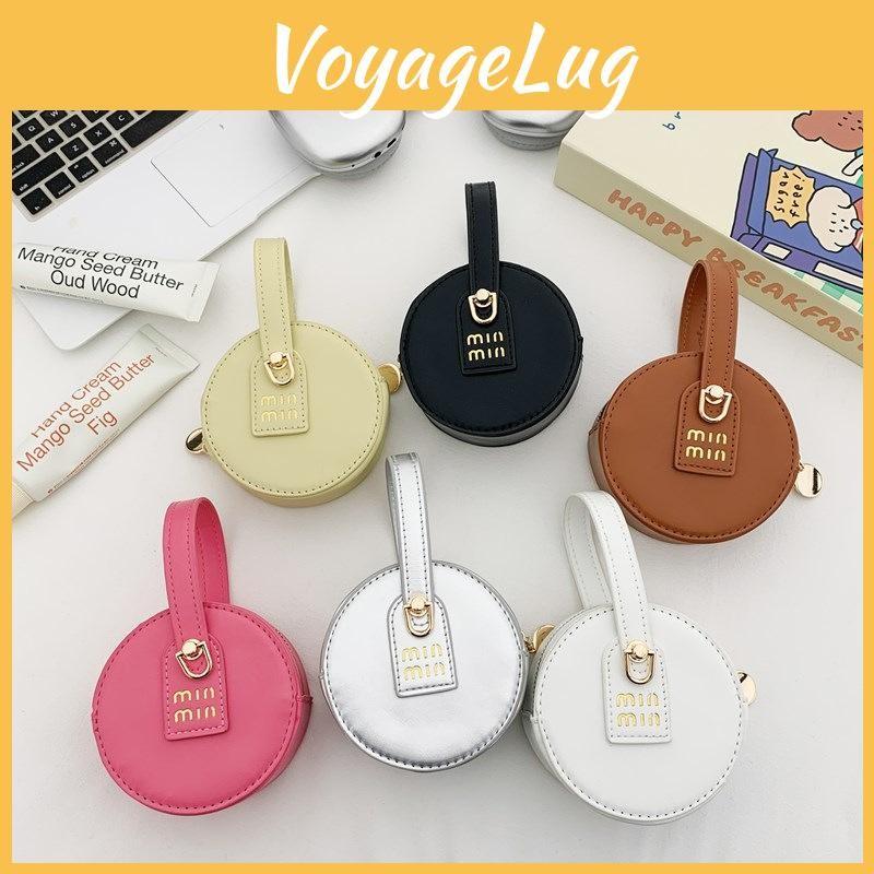 Children Solid Color Cartoon Crossbody Bag Cute Design Polyester Girls Lining