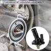 Car Thermostat for Land Rover LR2 2013-2015 for Land Rover Range Rover 2.0L 2013-2022 Engine Coolant Thermostat Housing Assembly No.LR027158 Plastic