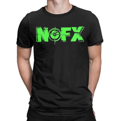 Cool tričko s logem kapely NOFX Pánské tričko s kulatým výstřihem Bavlněné tričko Krátký rukáv Trička Nápad na dárek Oblečení