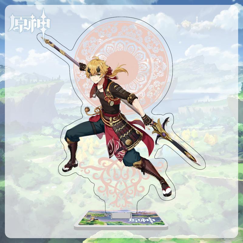 

Акриловая большая стойка высотой 16 см с персонажами из Мондштадта, Ли Юэ и Инадзума из Genshin Impact 16cm