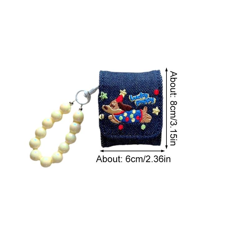 1Pc Hang Bag Lovely Storage Box Durable Key Buckle Korea Earphone Case Bluetooth Protective Case Silicone Funda