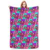 Coperta Copripiumino Alphabet Lore Pile Lettere Calda Coperta Plaid per Camera da Letto Divano Quilt per Camera da Letto