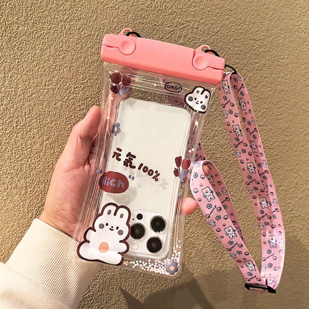 Multicolor Mobile Phone Bag Rectangle Mobile Phone Case Creative Swiming Waist Bags  Summer