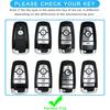 For Ford Key Fob Cover With Keychain,Key Fob Cover Case Shell For Ford Explorer Fusion Escape Edge Expedition F150 F250 F350 F450 F550 Maverick